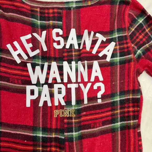Vintage PINK Victoria's Secret Red Plaid Onesie - Picture 6 of 13